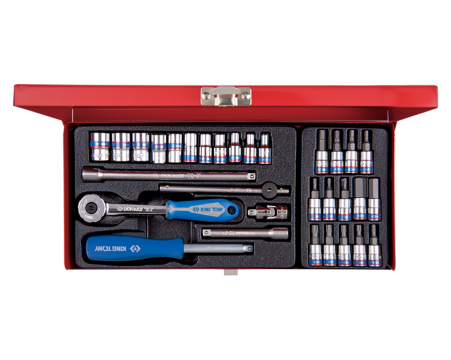 1/4 ' Socket set metric size with accessories - 31