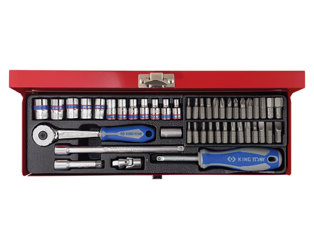 1/4 ' Socket set metric size with accessories - 45