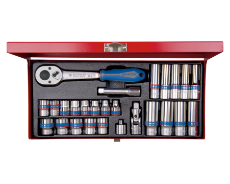 3/8 ' Socket set metric size with accessories - 26