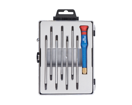 Reversible precision screwdrivers - 8 pcs