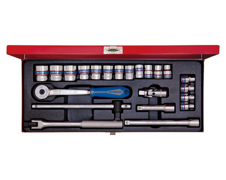 3/8 ' Socket set metric size with accessories - 22