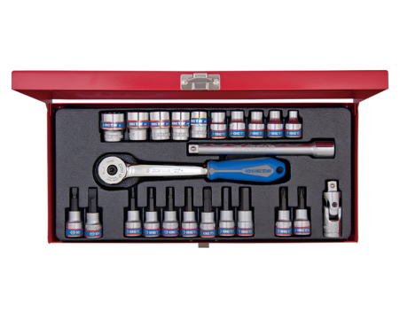 3/8 ' Socket set metric size with accessories - 24