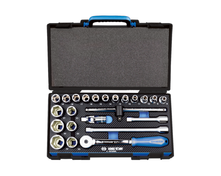 1/2'' 6 point metric sockets and accessories set -