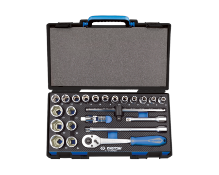 1/2'' 6 point metric sockets and accessories set -