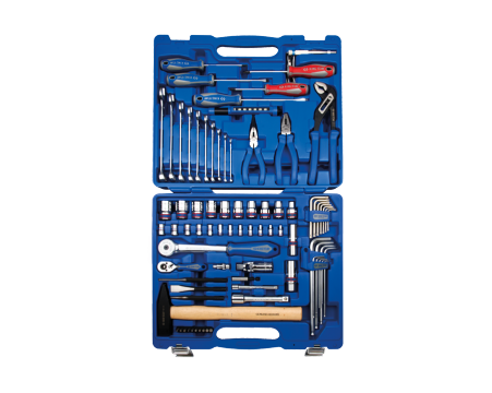 1/4' and 1/2' metric socket set with accessories -