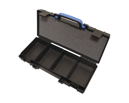 Case with 4 storage compartments