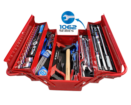Caja de herramientas completa - 91 piezas