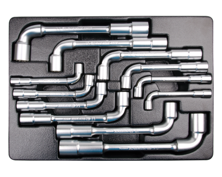 Angled socket wrench module set '6x6 points' - 12p