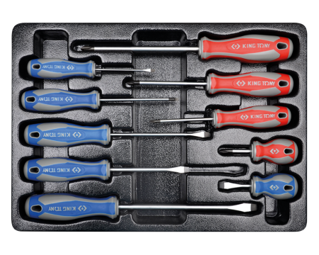 Slotted and PHILLIPS® screwdriver module set - 10p