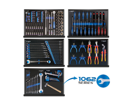 EVAWAVE Tools set for trolley - 166 pcs