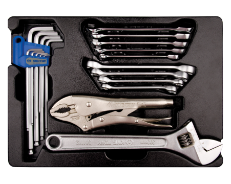 Wrench and hex key module set - 20pcs