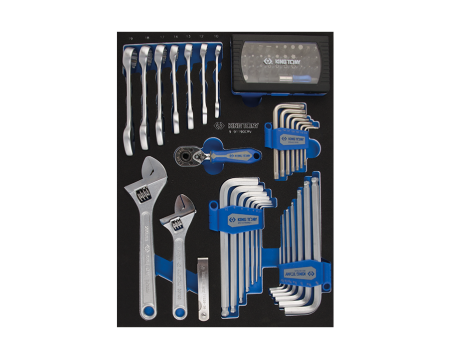 EVAWAVE tray with hex keys, bits and accessories -