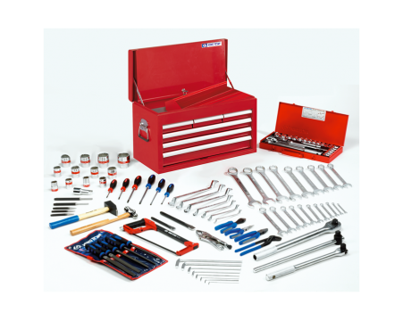 Complete Tool chest - 102 pcs