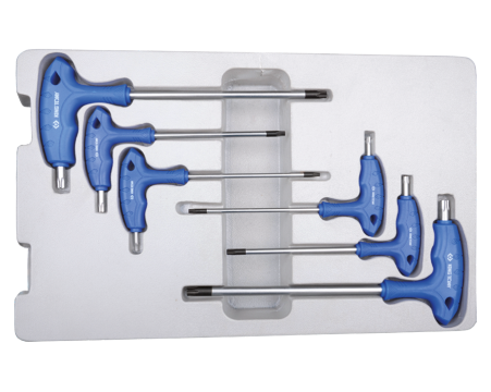 Serie di chiavi maschio TORX® con impugnatura a L 