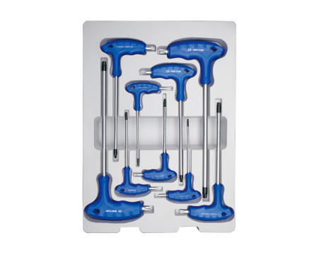 Serie di chiavi maschio TORX® con impugnatura a L 