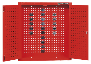 Perforated wall display