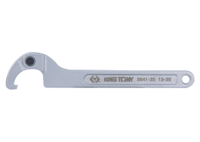 Articulated hook wrenches